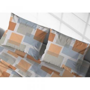 Federe Azzurro Square: 100% Cotone, Coppia