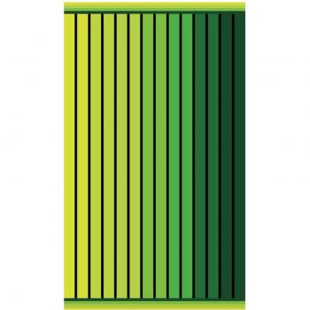 Telo Mare Jacquard in Spugna Verde Federico per Spiaggia e Piscina