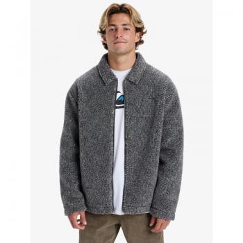 Quiksilver Schwarz Fleecejacke für Herren mit Zip