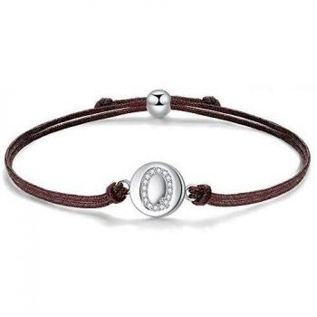 Regalo Amicizia Corda 925 Argento Intrecciata