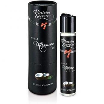 Huile de massage comestible Plaisirs Secrets Noix de Coco