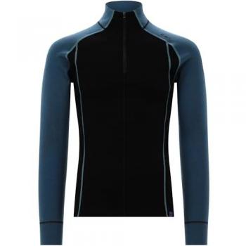 CMP Unlimitech Merino Half Zip Langarm Funktionsunterhemd Schwarz-Blau 56 – Kompressionstranspirant