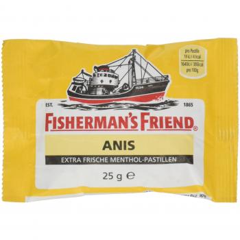 Fisherman’s Friend Anis‑Zucker‑Menthol‑Pastilles – 25 g
