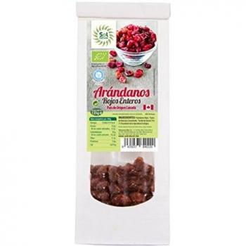 Solnatural Arándano Rojo Entero Bio Sin Azúcar 125g