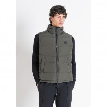 Antony Morato Pull vert à maille – veste sans manches, coupe régulière – Remplissage synthétique – Ref. 48