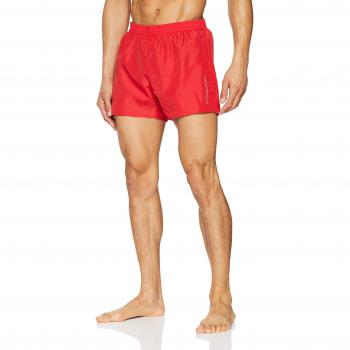 Emporio Armani Herren Badehose, Rot (ROSSO 00074), Größe 48