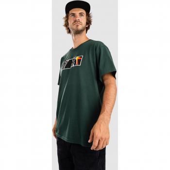 Adam Bomb Rectangle T-Shirt Forest Grau XL Männer