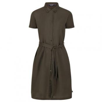 Linen Grape Leaf Quintet Dress