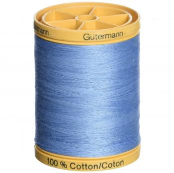 Gutermann Natural Cotton Sewing Thread, Solid Shade 876yd, Sky Blue