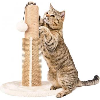 Tiragraffi Gatti Arbre a Chat Sno 1 con Pallina e Spazzole 30 x 30 x 41.5 cm