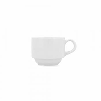 Weiße Keramiktasse Bidasoa Glacial 100 ml