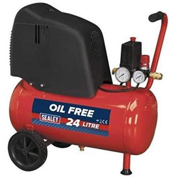 Sealey SAC02415 Compressor 24ltr Belt Drive 1.5hp Oil Free