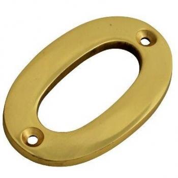 BrassBlade 75 mm Numeric Display No. 0 – Industrial Grade