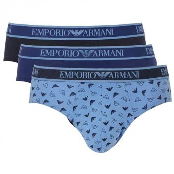 Armani 4F717 Slip Set (3 Pieces) – Blue Bell – M
