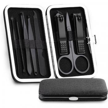 Cortaúñas de Acero Inoxidable con Accesorios de Viaje