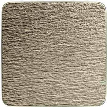 Villeroy & Boch Manufacture Rock Blanc Square Serving/Gourmet Plate, White