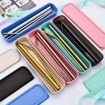 Paille à boire métal 304 – Courbée, résistante, nettoyable