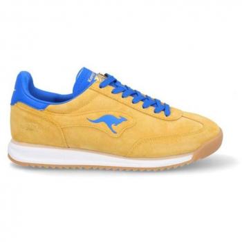Hombre K89-20 Kangaroos Zapatillas de Piel con Logotipo