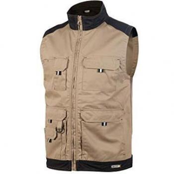 Dassy® Faro Weste Khaki Schwarz M