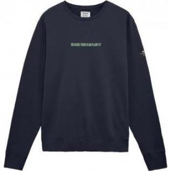 Sudadera de hombre con diseño disa de ECOALF en color marino