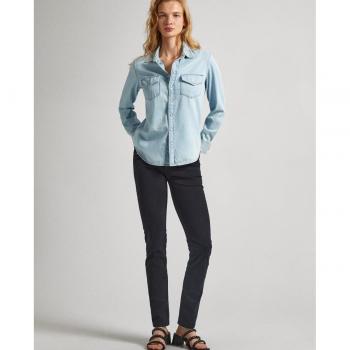 Pepe Jeans Pantaloni Venus Black 28, jeans dritto, vita bassa