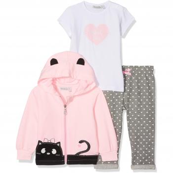 Completino Bimba Mix’n Match, Rosa (Neon Pink), Taglia 86