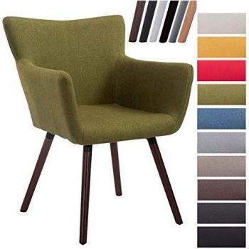 Séat vert Scandinave, chaise de salon confortable