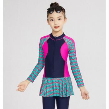 Long Sleeve Muslim Swimwear for Children