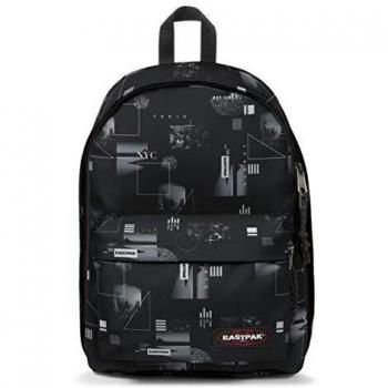 Eastpak Out of Office Sac à dos, 44 cm, 27 L, Noir (Shapes Black)