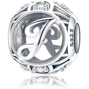 BRILLIANT QUEEN Charm Letter 5A Zircone