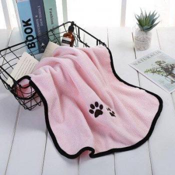 Comfortable Microfiber Bath Towels for Dogs and Cats