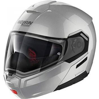 Nolan N90-3 Classic N-Com Casque Gris clair Taille L