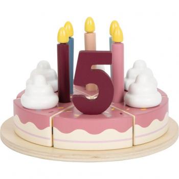 Torta di compleanno in legno Small Foot® 18 pezzi