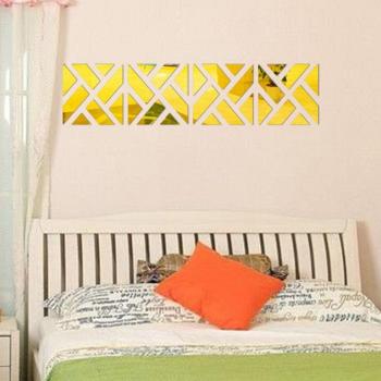 Pegatinas de Pared 3D con Efecto Espejo