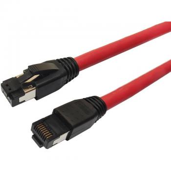 Microconnect 10m S/FTP Cat8.1 Networking Cable Red