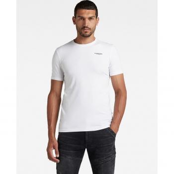 G-Star Maglietta A Maniche Corte Slim Fit Bianco