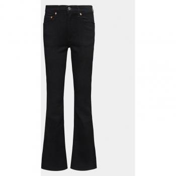 Gina Tricot Low Waist Jeans Bootcut Schwarz