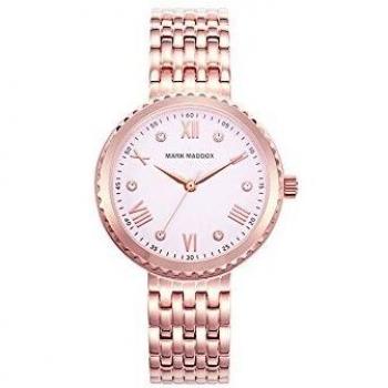Montre Féminine Mark Maddox MM‑7018‑73 avec Bracelet en Cuir