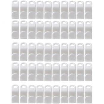 White Wardrobe Hook Set