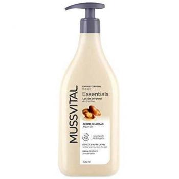 Mussvital Body Milk Aceite De Argan Con Vitamina F 400 Ml