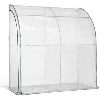 Serre murale à double vitrage, protection thermique pour plantes, 200 × 200 × 100 cm