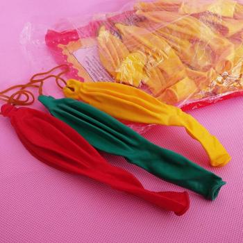 Random Color Solid Latex Punch Balloons