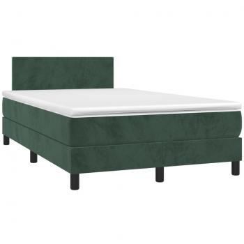 Box Spring Premium Verde + Luzes Embutidas