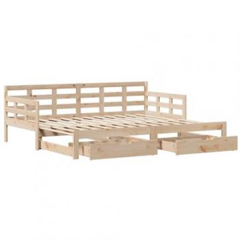 VidaXL Flexibles Tagesbett mit Schubladen 90x200 cm