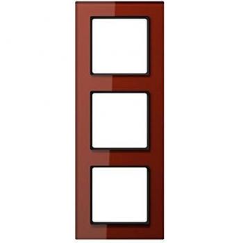 AC 583GLRT Einbaurahmen mit rotem Glaselement – JUNG