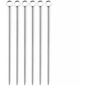 10.6cm Stainless Steel Cocktail Picks 12pcs