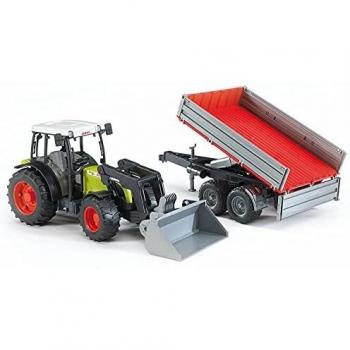 Trattore Claas Nectis 267F con benna