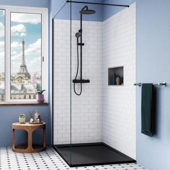 Receveur de douche design Ceramia Alda 120x90cm pierre synthétique