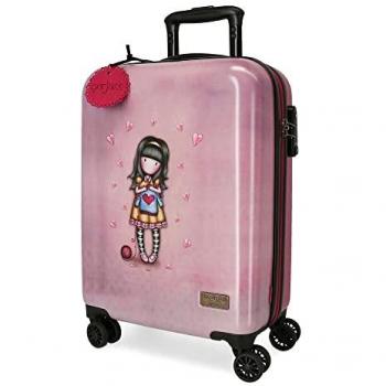 Cabina Trolley Gorjuss Rosa 33 Litri per il Mio Amore