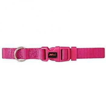 Collar Nylon Básico Fucsia 20-30X1Cm